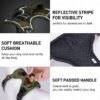 Dog Harness No Pull for Large Medium Dogs, Adjustable Reflective Harness Dog Harness Escape proof Lightweight Breathable Pet Vest Harness medium large dog for Walking Training Camo Green M - Image 7