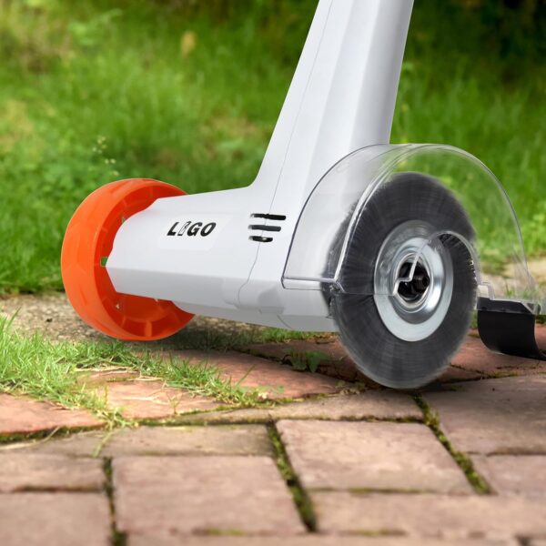 Electric Moss & Weed Sweeper - 2-in-1 Steel Brushes for Driveways, Patios & Paving Stones,140 Watts, Lightweight Design for Home Use - Image 5