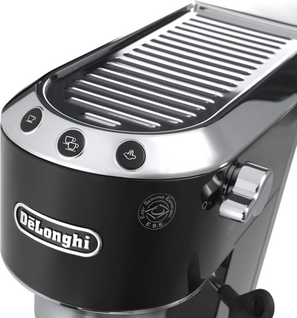 De'Longhi Dedica 5-Bar Pump Espresso Machine, 35 Ounces, Black - Image 6