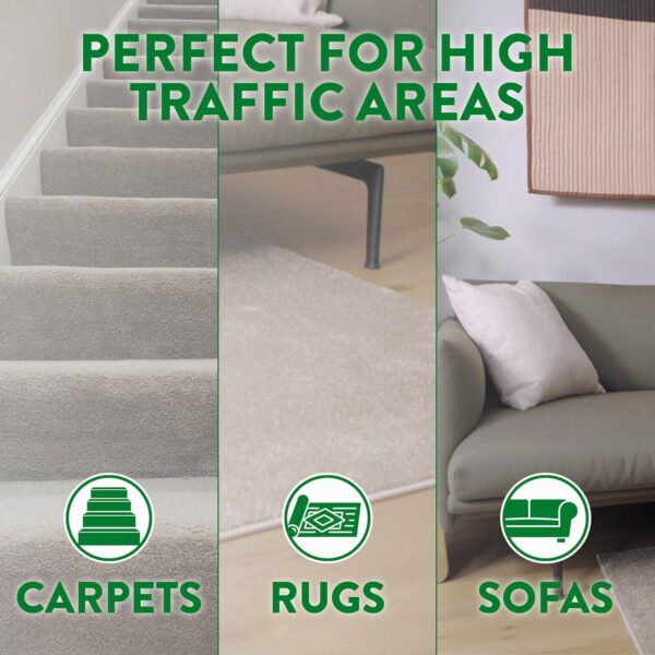 Zoflora Linen Fresh Carpet Freshener & Care Foam, Carpet Cleaner,Stain Remover Foam for Carpets and Upholstery, Neutralises Odours, Deep Cleans, Pet Safe, 1x 600 ml - Image 5