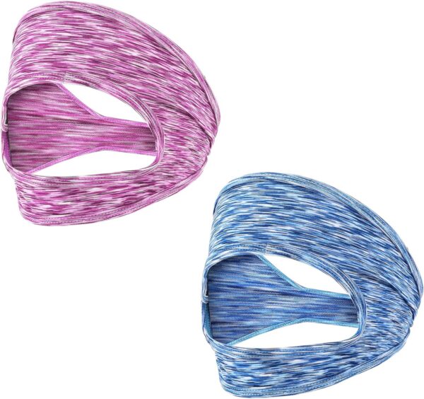 2 Pack VR Eye Mask, Adjustable Breathable VR Sweat Band Comfortable and Sweat-Resistant Eye Face Cover for Meta/Oculus Quest 2/3/3S/Pro Most VR Devices and Any Head Size - Image 2