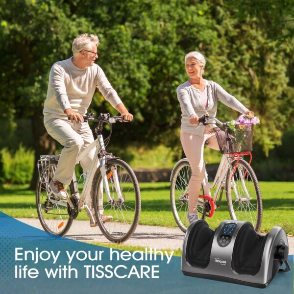 TISSCARE Shiatsu Foot Massager with Heat Foot Massager for Plantar Fasciitis, Neuropathy, Circulation and Pain Relief, Massage Feet/Leg/Calf/Ankle at Home/Office, Gift for Men and Women - Image 7