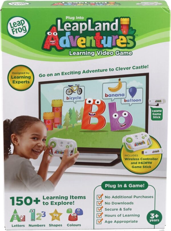 LeapFrog LeapLand Adventures, Kids Game Console, Educational Games Console with 150+ Learning Activities, Handheld Console for Boys and Girls, Gaming Console with Letters, Shapes and Numbers, 3 Years+ - Image 6