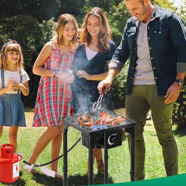 FSUON Outdoor Camping Stove, 130000 BTU, Propane Gas Cooker with Detachable Legs, High Pressure Single Burner, 30 PSI Regulator - Image 10