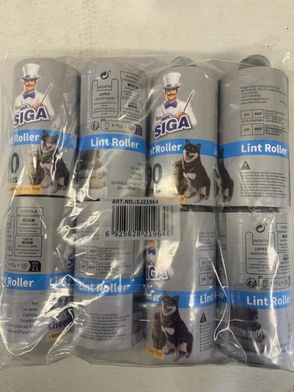MR.SIGA Lint Rollers for Pet Hair Extra Sticky, 720 Sheets, Lint Remover for Clothing, Furniture, Pet Hair Remover with Easy Tear Sheets - Image 9