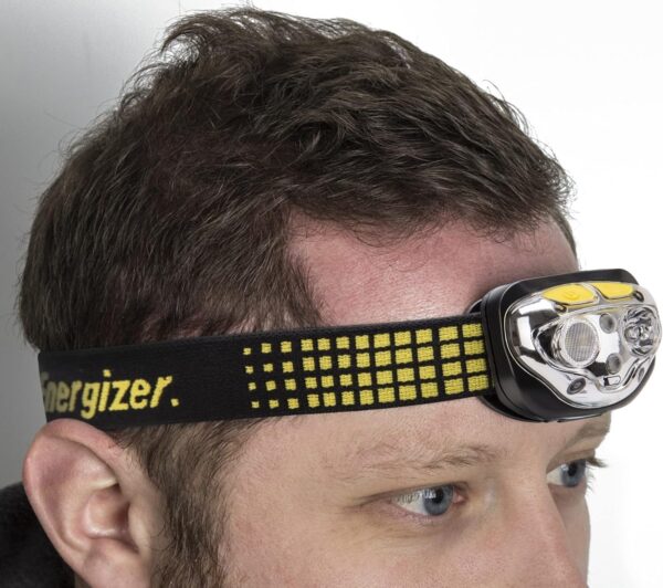 Energizer Vision HD Ultra, Powerful Bright Headlamp, 450 Lumens for Hands-Free Indoor and Outdoor Actvities, Batteries Included - Image 3