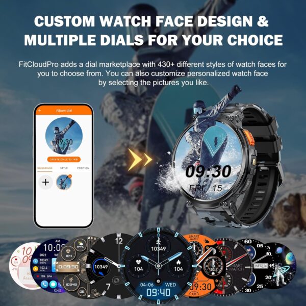 MEGALITH Herrenuhr Militär Sport Outdoor Wasserdicht mit Lederarmband - Großes Zifferblatt Leuchtender Kalender Datum, Analoge Quarzuhr Männer Armbanduhr Design - Image 9