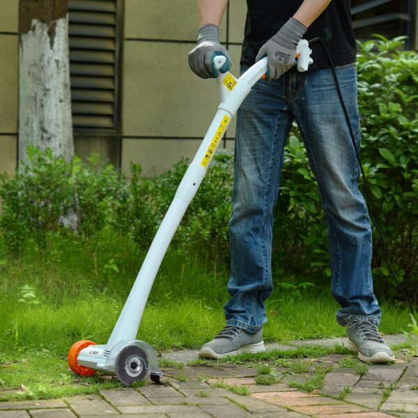 Electric Moss & Weed Sweeper - 2-in-1 Steel Brushes for Driveways, Patios & Paving Stones,140 Watts, Lightweight Design for Home Use - Image 6