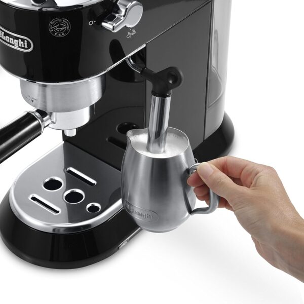 De'Longhi Dedica 5-Bar Pump Espresso Machine, 35 Ounces, Black - Image 5
