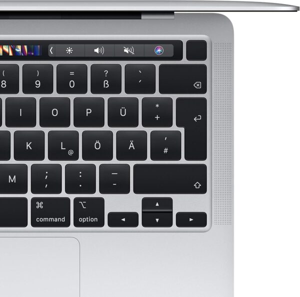 2020 Apple MacBook Pro M1 Chip (13-inch, 8GB RAM, 256GB SSD Storage) (QWERTZ English) Silver (Renewed) - Image 4