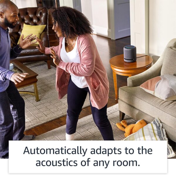 Echo Studio (Newest gen) | Our best-sounding Wi-Fi and Bluetooth smart speaker ever | Dolby Atmos, spatial audio, smart home hub and Alexa | Charcoal - Image 5