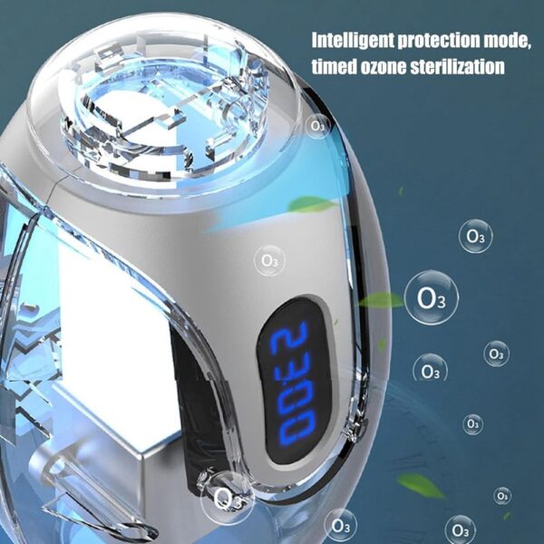 Suoumwa Smart Deodorizer Portable Refrigerator Deodorizer Mini Rechargeable Freshener Suitable for Refrigerator Home Mini Device - Image 4