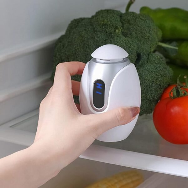 Suoumwa Smart Deodorizer Portable Refrigerator Deodorizer Mini Rechargeable Freshener Suitable for Refrigerator Home Mini Device - Image 6