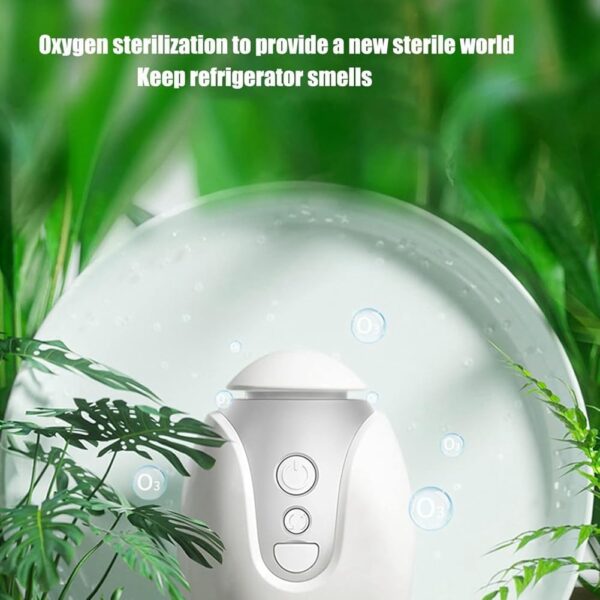 Suoumwa Smart Deodorizer Portable Refrigerator Deodorizer Mini Rechargeable Freshener Suitable for Refrigerator Home Mini Device - Image 8