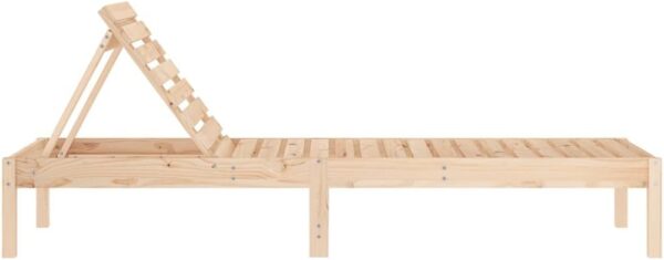 Home outdoor OthersSun Loungers 2 pcs 199.5x60x74 cm Solid Wood Pine - Image 6