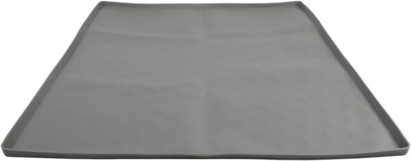 Smart Design Refrigerator Mat in Silicone, Keeps Floors Safe from Leaks (65 * 60CM gray) - Image 5
