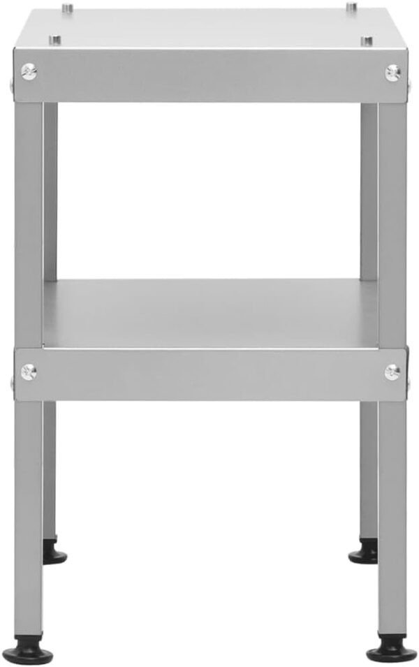 Furniture select-BBQ Oven Smoker with Table Galvanised Steel - Image 9