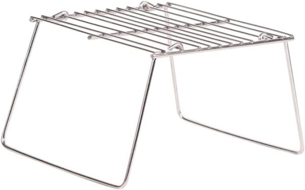 Haptufer Folding Campfire Grill Camping Grill Suitable for Travel and Survival Expanded Size: 18x16x12cm - Image 2