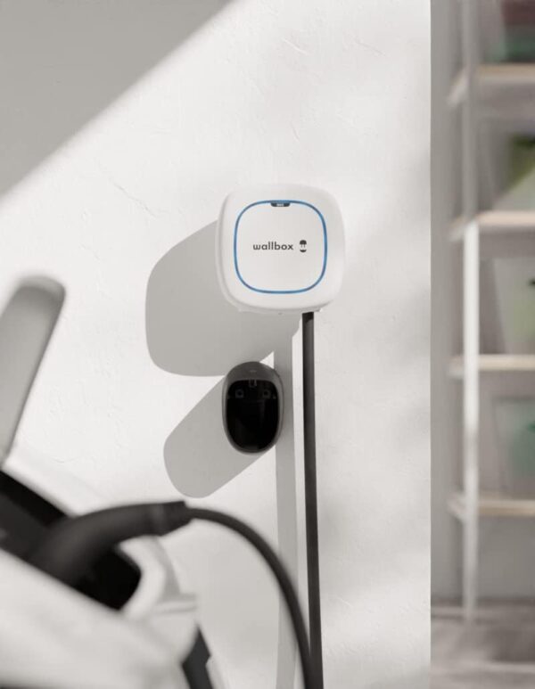 Wallbox Pulsar Max Electric Vehicle Charger (7.4kW, Type 2, Wi-Fi, Bluetooth, OCPP, Indoor/Outdoor, Earthing Protection, 5 Meter Cable, Easy-to-Install Design) White - Image 7