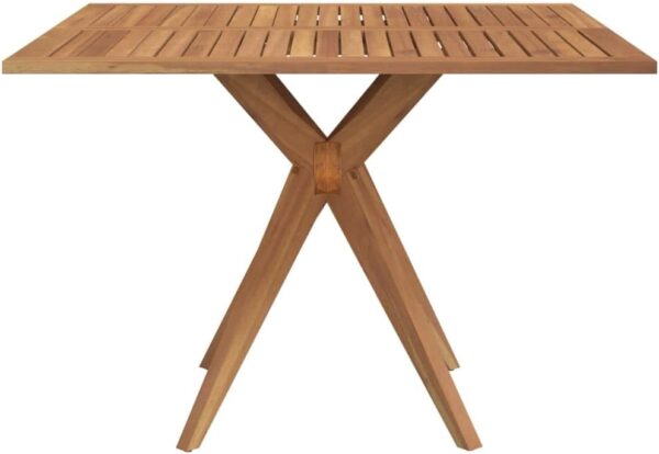 GCHDHAPB Home-Outdoor Home-Outdoor Furniture Sets,5 Piece Garden Dining Set Solid Wood Acacia - Image 5