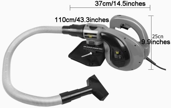 KJZHFOZ Vacuums Electric Leaf Blower Outdoor Vacuum Cleaner High-Power 2500W Industrial Outdoor Dust Collector,Small Computer Blower - Image 8