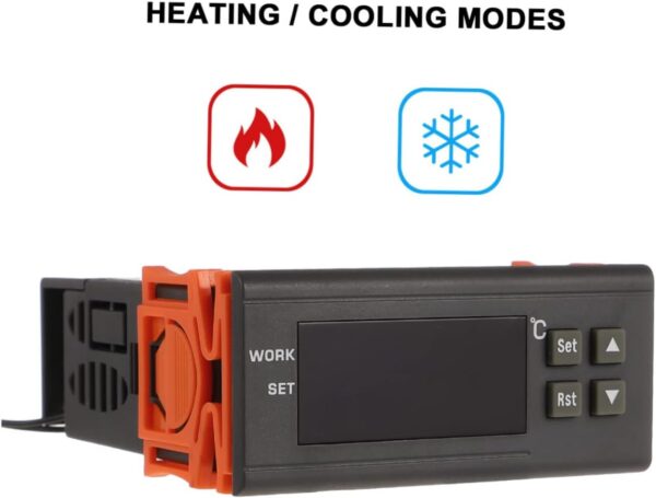 HEALSOPTHY Electronics Thermostat Smart Refrigerator Thermostat Digital Incubator Controller Temperature Regulator for Electronics - Image 7