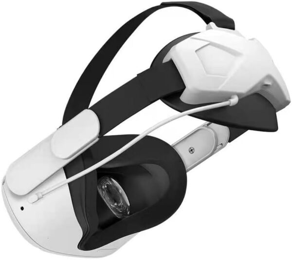 POFET Head Strap with Battery Pack for Quest 2 Rechargeable 5000mAh Elite Head Strap Compatible with Meta Quest 2, Comfortable Replacement Strap for Extra 3-Hour Playtime - Image 6