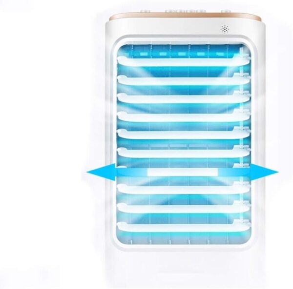 Portable Air Conditioner Fan Air Cooler, Air Conditioner Portable Evaporative Small Misting With Remote Control Humidifier Fan And Bladeless Noiseless Fan, For Office, Dorm, Room(Free Ice Tray) - Image 5
