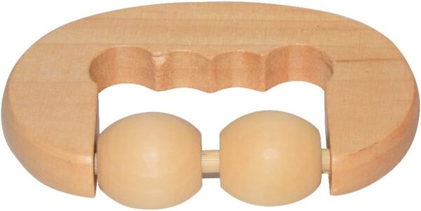 Playlearn 8pcs Birch Wood Therapy Massage Tools Set for Body Stress Relief-Wooden Massage Tool Set Rollers Shapes Brushing Presented in Willow Basket for Back Neck Shoulder Arms Legss - Image 10