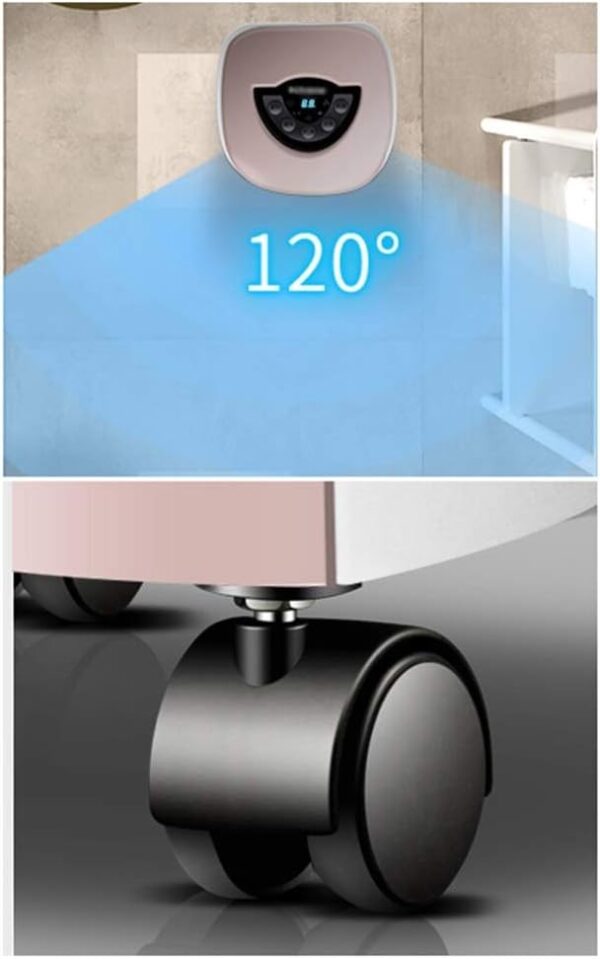 Portable Air Conditioner Fan Portable Air Cooler, Humidifier Misting Small Evaporative Air Conditioner Fan And Bladeless Noiseless Fan, For Office, Dorm, Room(Free Ice Tray) - Image 3