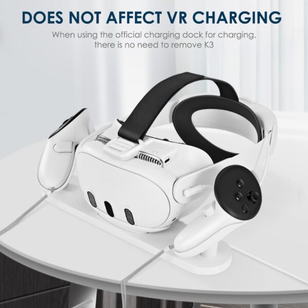 KKCOBVR K3 Facial Interface Fan with Leather Face Pad Compatible with Meta Quest3, Relieve Lens Fogging and Fits Use with Quest 3 Head Strap - Image 6