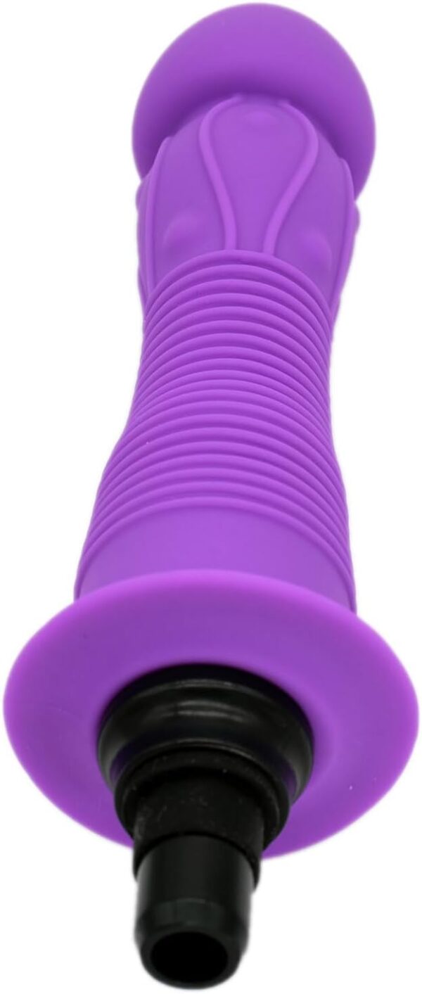 SANNMAO Purple Silicone Massage Gun Head -Deep Tissue Massager Attachmentfor Back & Neck Muscle Relief & Portable Electric Body Muscle MassagerAccessory (R4 5.47") - Image 7