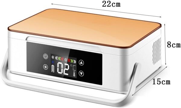 BAEE Insulin Portable Refrigerator, Household Car Mini Portable Charging And Cooling Smart Small Refrigerator (Color : Golden) - Image 7
