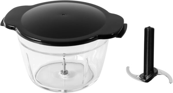 Russell Hobbs Food Processor [Mini Chopper] Electric Dicer (For Vegetables, Fruit, Meat, Garlic, Onion, 1L Bowl, Dishwasher Safe, 2 Speeds,Stainless Steel Blades, 350 peak power) Matte Charcoal 27131 - Image 5