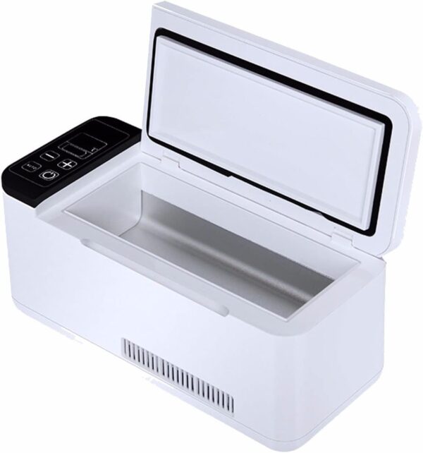 ZGYOZMNG Portable Insulin Refrigerator, Smart Insulin Refrigerated Box, USB Rechargeable Medicine tat with Built-in 6700mah Lithium Battery, Mini Refrigerator 2-20℃,Temperature Control Type A - Image 2