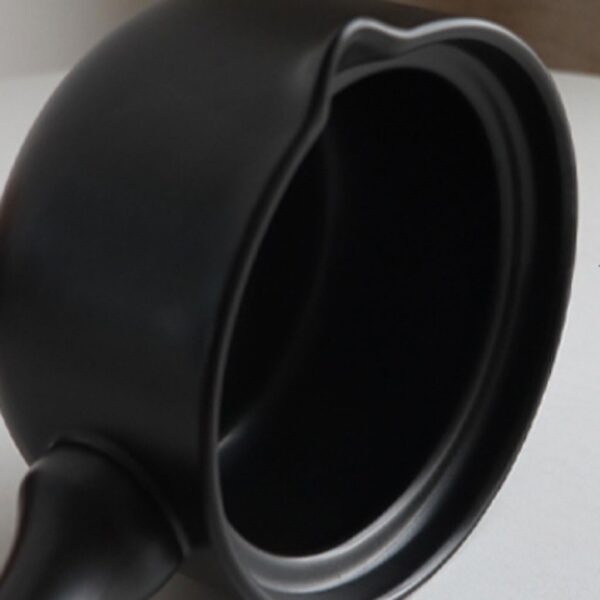 Stockpot Modern Ceramic Small Casserole Kitchen Handle Soup Pot with Lid Instant Noodle Pot Dormitory Multifunctional Small Pot Soup Pot - Image 6
