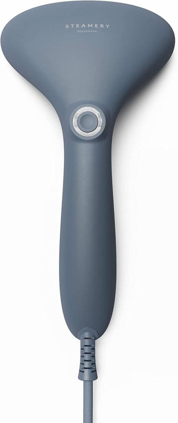 Steamery Handheld Clothes Steamer Cirrus 2, 1500W, UK Plug, Stainless Steel Mouthpiece, 25 Second Fast Heat Up, Garment Wrinkles Remover, Blue - Image 2