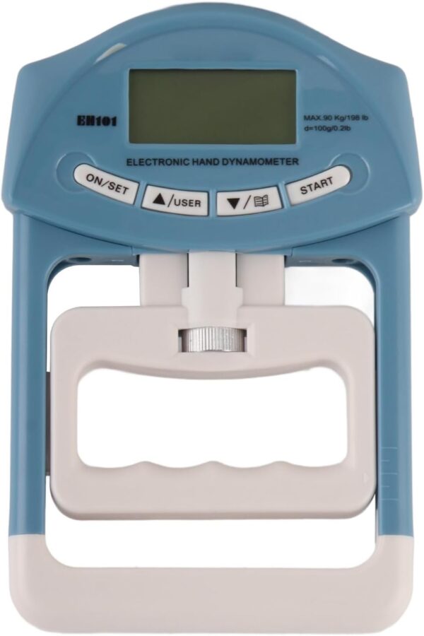 Digital Hand Dynamometer Grip Strength Measurement Meter,Digital Force Meter Push and Pull Tester Hand Grip Strengthener,LCD Display Hand Grip Strength Dynamometer Capturing Electronic Hand Grip Power - Image 7