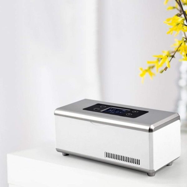 ZGYOZMNG Insulin Refrigerator Mini Portable Medical Refrigerator and Insulin Cooler Smart Temperature Control Car Refrigeration Case Suitable for Travel/Interferon/Drug Storage Refrigerator - Image 6