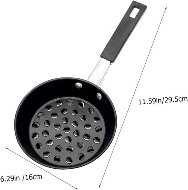 Parliky Charcoal Pot Lumpwood Charcoal Burner Outdoor Camping Stove Durable Iron - Image 3