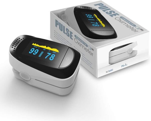 WHOJS Fingertip Pulse Oximeter Multifunctional monitor OLED dual color display Pulse sensor Adults and children Sleep monitoring Oxygen - Image 7