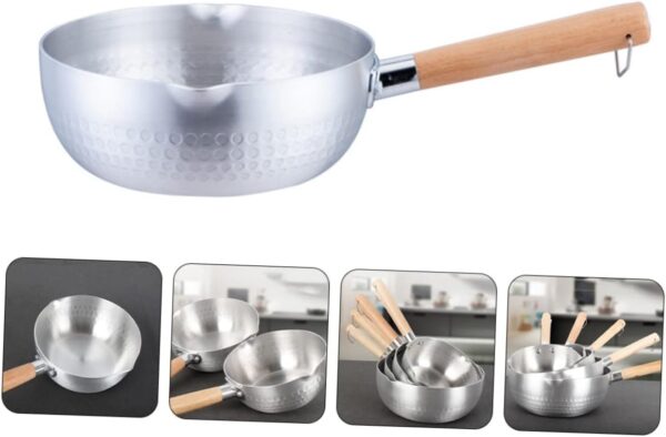 MAGICLULU Milk Pan Saucepan Milk Warmer Pot Non-Stick Surface Multi-Functional Sauce Pan for Cooking - Image 4