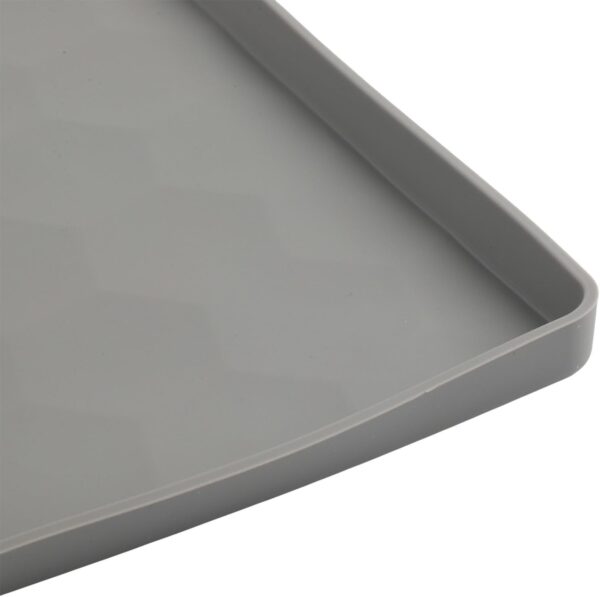 Smart Design Refrigerator Mat in Silicone, Keeps Floors Safe from Leaks (65 * 60CM gray) - Image 7