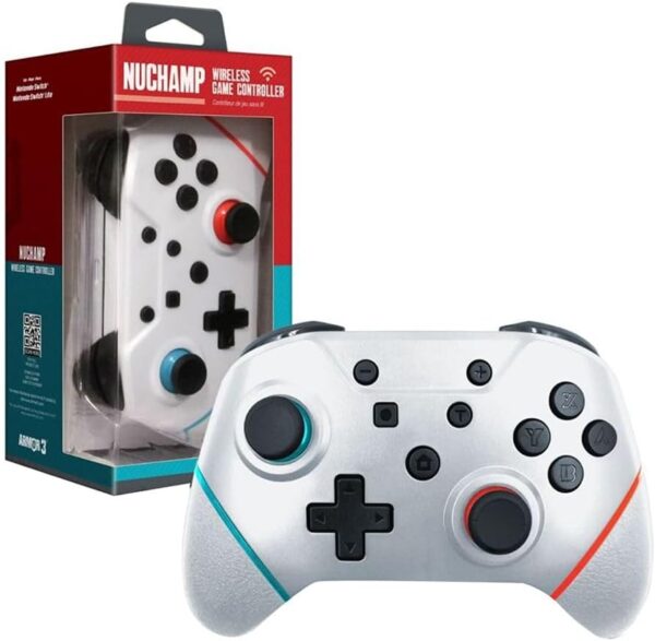 Hyperkin NuChamp Wireless Game Controller For Nintendo Switch®/Nintendo Switch® Lite (White) - Armor3 - Image 2