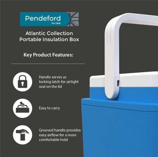 Cool Box Insulated Food Box Insulated Hot Box/Cold Freezer Box Cooler Boxes Lift & Lock Lid Technology Cooler Box Hard Insulated Picnic Box - Image 4