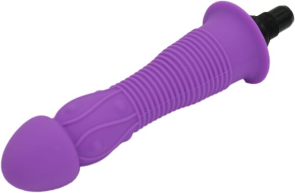 SANNMAO Purple Silicone Massage Gun Head -Deep Tissue Massager Attachmentfor Back & Neck Muscle Relief & Portable Electric Body Muscle MassagerAccessory (R4 5.47") - Image 2