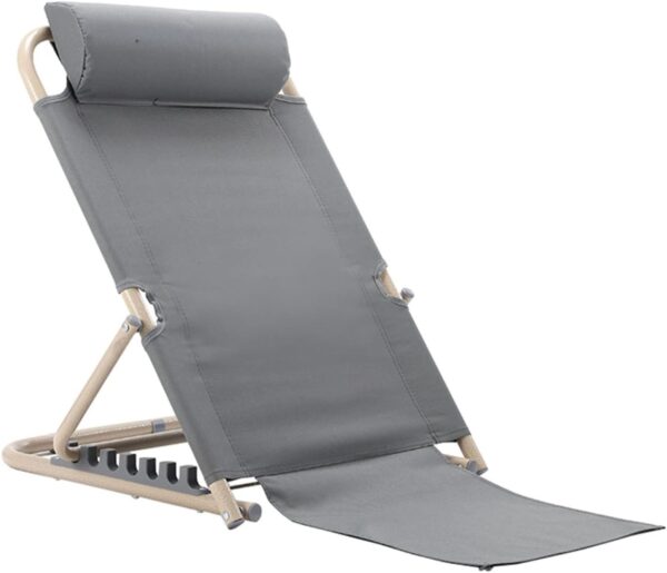 FYNNDM Multi-Position Back Rest Support Seat,Elderly Bed Care, Paralyzed Patient Beds, Backrest Cushion Chair,Bed Back Rest Adjustable Angle, Mobility Disability Support Aid,grey - Image 2
