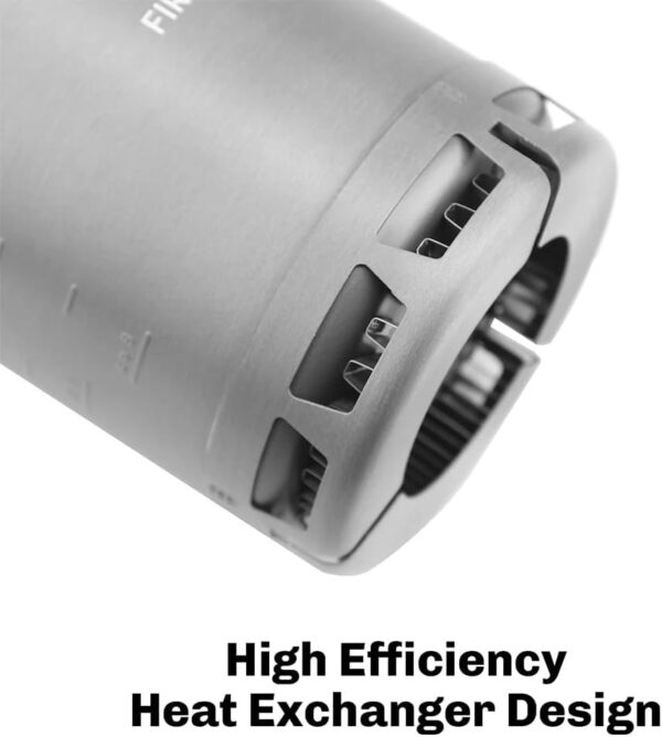 Fire-Maple 600ml G3 Petrel Ultralight Camping Pot Lightweight Outdoor High Efficiency Foldable Heat Exchanger Pot Portable for Hiking Travel (162g) - Image 3