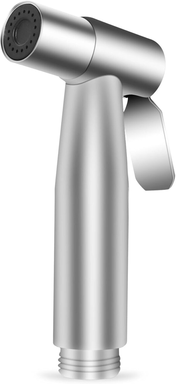 Handheld Bidet Sprayer Head Stainless Steel Bathroom Bidet Spray Toilet Faucet Sprayer for Shower Bathroom Douche Shattaf Hygiene Toilet Cloth Diaper Cleaning (Sprayer Head only) - Image 2
