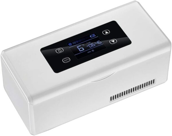 Travel Portable Insulin Cooler - Mini Smart Medical Refrigerator, 2-8 °C Precision Temperature Control, White CarSmall Fridge, Large Capacity - Image 2